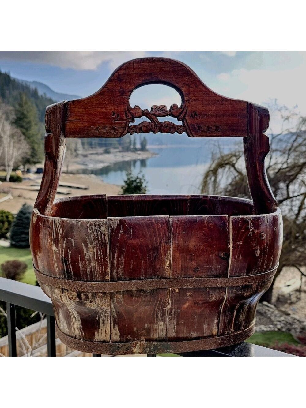 Very Old Well Water Bucket Ornate Carvings Interior Design Read